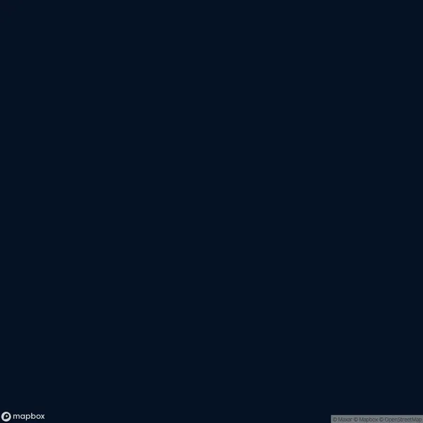 A plain dark grey map background with no visible geographic features, markings, or labels; Mapbox and OpenStreetMap credits are shown in the corners.